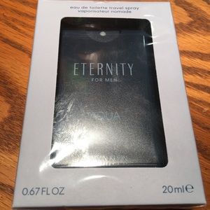 Calvin Klein Eternity for Men Aqua Travel Spray .67 oz